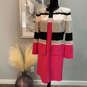 St. John 2 piece dress and jacket